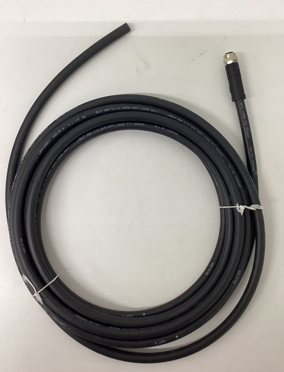 Schmersal 103013430 5M 4-Pole Cable A-K4P-M12-P-S-G-5M-BK-2-X-T-4