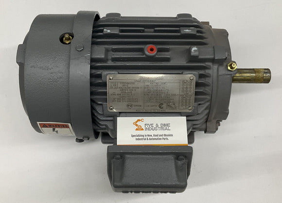 Siemens R6ZPSD 2-HP Motor 3495 RPM, Frame: 145T 230/460 60Hz 3-Phase