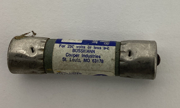 Bussmann Fusetron FNA-1/2 Dual-element Time-Delay Fuses 125V 1/2 Amp.  Lot of 4