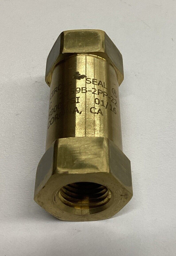 Circle Seal 2359B-2pp-22 Check Valve 5000 Psi