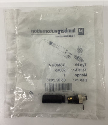 Lumberg RSMCK4 M8 Pico Field Connector 4-Pole - 0