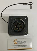 Amphenol AR-208 Female Receptable with Cover-1