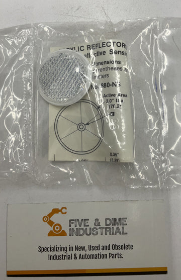 Allen Bradley 880-N1 Acrykic Reflector 1-1/4" Diameter Ser. A