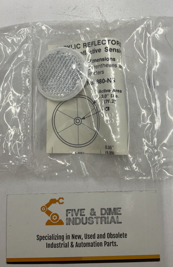 Allen Bradley 880-N1 Acrykic Reflector 1-1/4" Diameter Ser. A