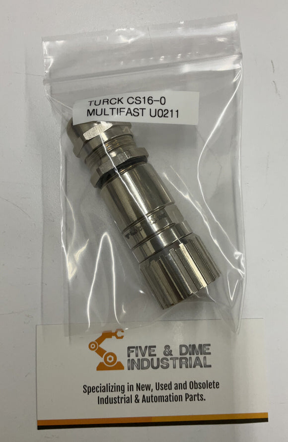 Turck CS16-0 Straight Connector Multifast U0211 1 6-Pin Male