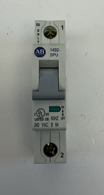 Allen Bradley 1492-SPU1B080 8 Amp, 240 VAC Circuit Breaker - 0