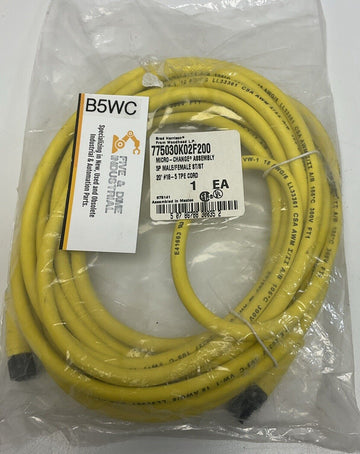 Brad Harrison / Woodhead 775030K02F200 5P M/F 20' ST/ST #18 Cable