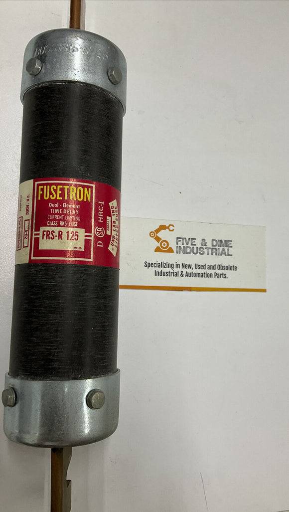 Bussmann Fusetron FRS-R-125 125A 600V Fuse