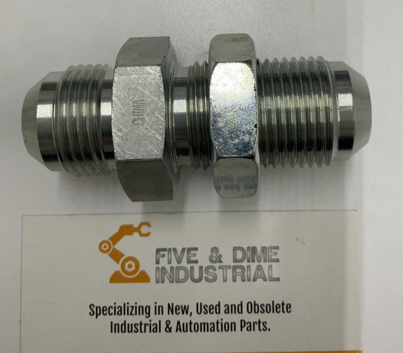 Parker 12WTX Bulkhead 37° JIC Straight Union