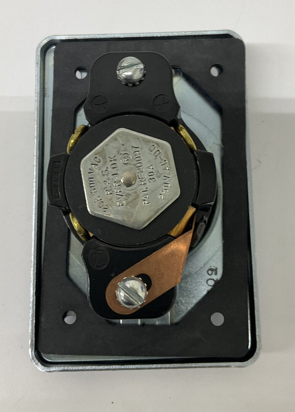 Russellstoll T&B  8004 4P Receptacle 20A@ 600V  30A@ 250V