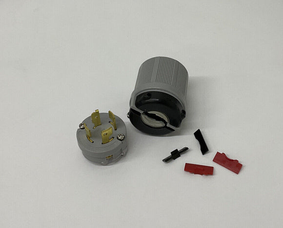 Cooper Arrow Hart Locking Plug Gray 20A/4P/4W