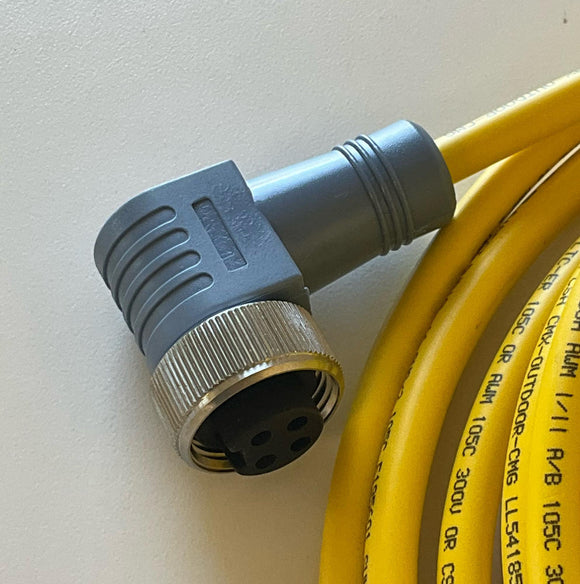 Turck WKV-254-10 Single End Cable  4-Pole Minifast 2-Wire Female 90° 10M