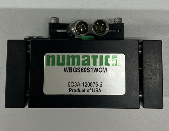 Numatics ASCO wbgs60s1wcm Pneumatic Gripper w/ IZ5035 Sensors