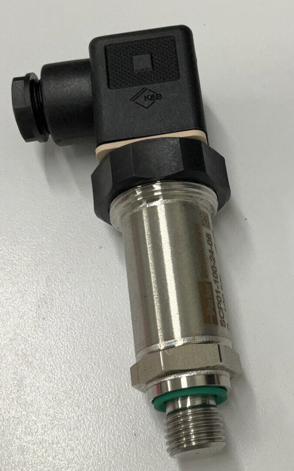 Parker SCP01-100-24-06 Transducer / Sensor 44226678 100 Bar/ 1450 Psi