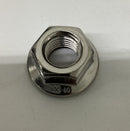 Granger M16-20 4-Pack Stainless Serrated Flange Nuts DIN6926-2