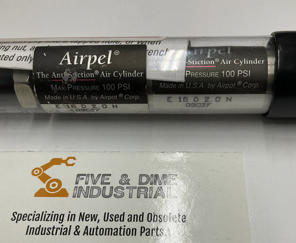 Airport Airpel E1602.0N Double Acting Pneumatic Cylinder 0.627 Bore, 2" Stroke