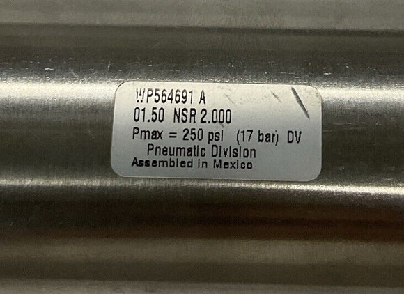 Parker WP564691-A Pneumatic Cylinder 1.50" Bore 2" Stroke