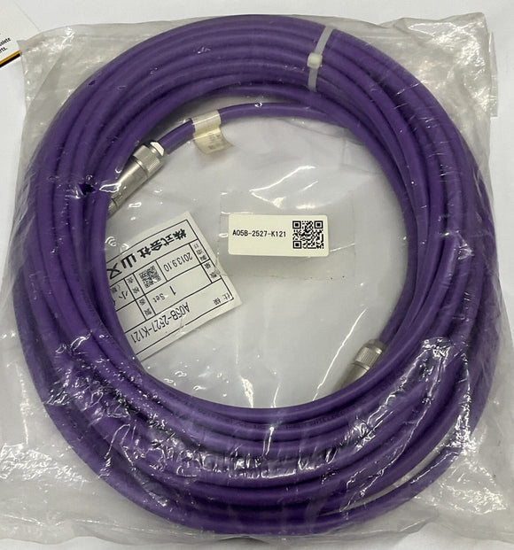 Fanuc A05B-2527-K121 Male / Female 5-Pin Cable Cordset 14 Meters