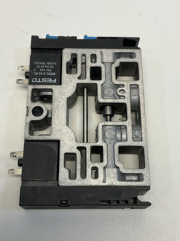 Festo 161-361 Micro Pneumatic Solenoid Valve with MSZC-3-21 DC Coils 18-26VDC