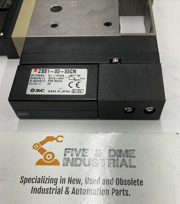 SMC NZM103HT-K5LZ-E55CL Vacuum Generator w/ Solenoid Valve ZSE1-00-55CN - 0