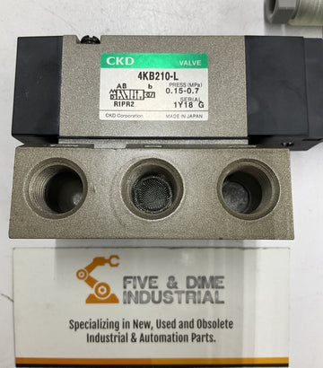 CKD 4KB210-08-L-DC24V Solenoid Valve - 0