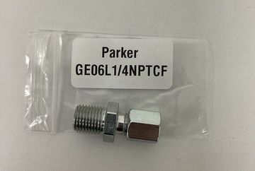 Parker GE06L1/4NPTCF Ermeto Din Male Hydraulic Fitting