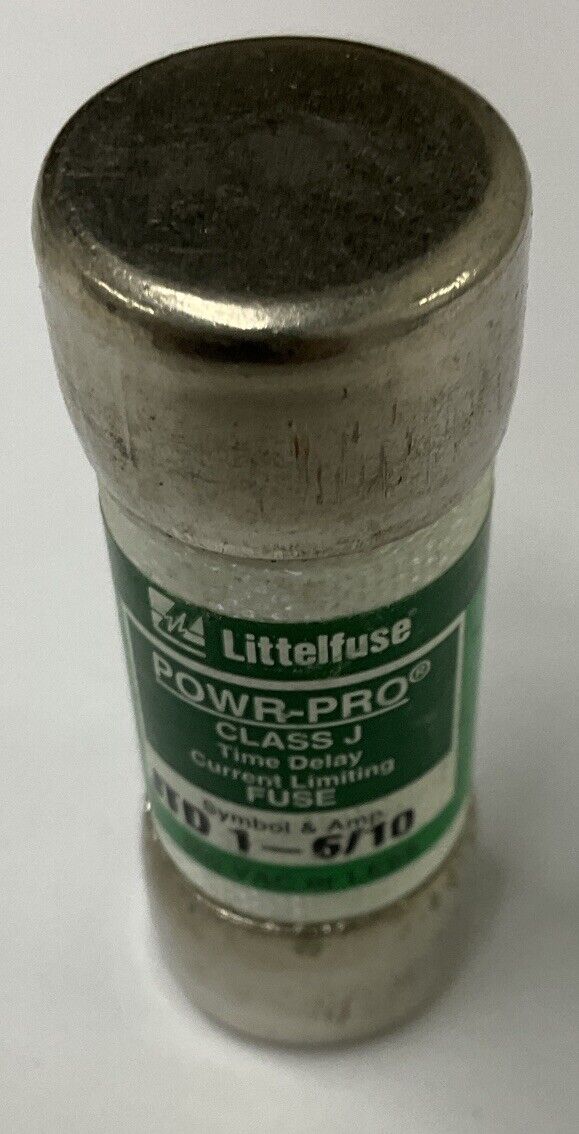 Littelfuse JTD  1-6/10 Class J Time Delay Fuse 600 Vac 1.6 amps