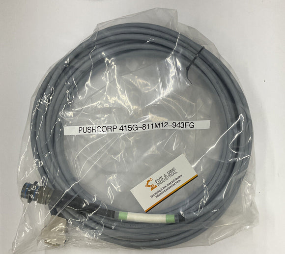 Pushcorp 415G-811M12-943FG Servo Feedback Cordset 30 Meters S-942504
