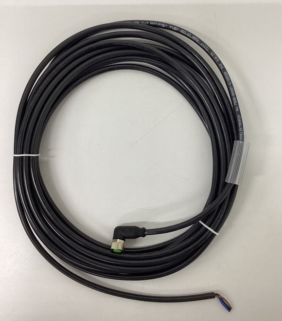 Murr 7000-08081-6100500 M8 Female 90 Degree 3-Wire, 5-Meters Cable
