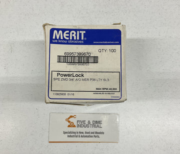 Merit 99670 PowerLock Disc SPE ZMD3/4" A/O MER P36 LTY SL3