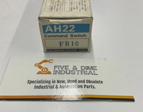 Fuji Electric AH22-FR10 Push Button N.O. Red Flush Head