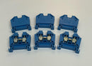 Morsettitalia MI Euro 10 Blue Package of 6 Terminal Blocks-4