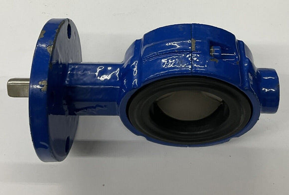 ABZ 2-090 2" 2-Piece Body Rubber Seated Butterfly Valve