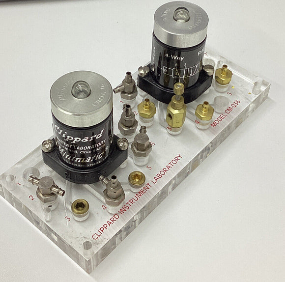 Clippard Instrument Minimatic CM-036 / 3-4-Way Valves R302-R402