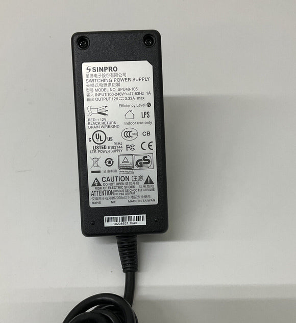 Datalogic 011628001  40 Watt Power Supply w/ fly leads