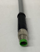 Murr 7000-08711-2410300 M8 Male 4-Pole Shieled Cable 3M-3