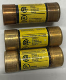 Bussmann LPJ-10SP Fuses 10A Low-Peak 600V. Lot of 3-3