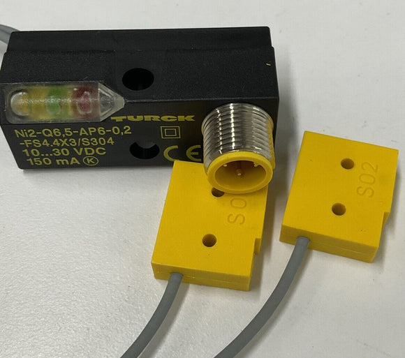 Turck Ni2-Q6 5-ap6-0 2-fs4.4X3/S304 Sensor 1650047  SN:2mm