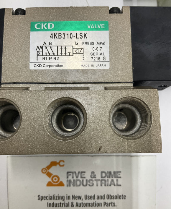 CKD AKB310-10-LSK-DC24V Solenoid Valve