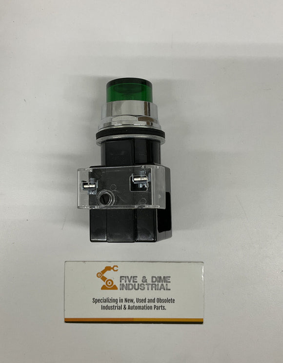 Siemens 52PC4E3 Pilot Light Green Full Voltage 120V AC/DC