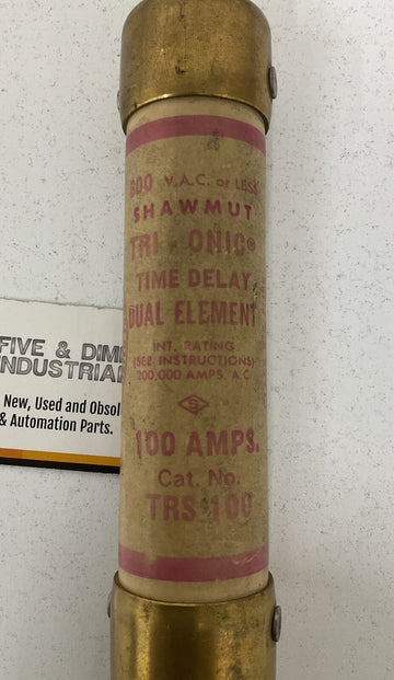 Gould Shawmut TRS100 Trionic Time Delay Dual-Element Fuse - 0