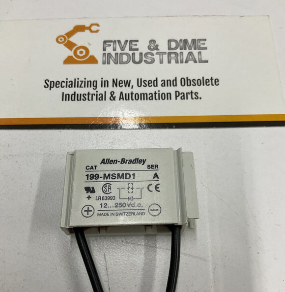 Allen Bradley 199-MSMD1 Diode Suppressor 12-25VDC