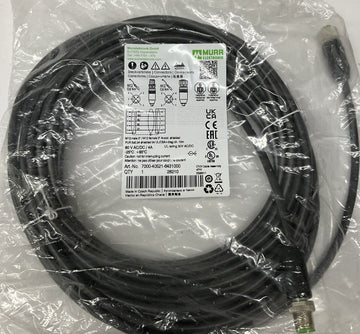 Murr 7000-40521-6431000 M12, Male/Female Shielded Cable 10M