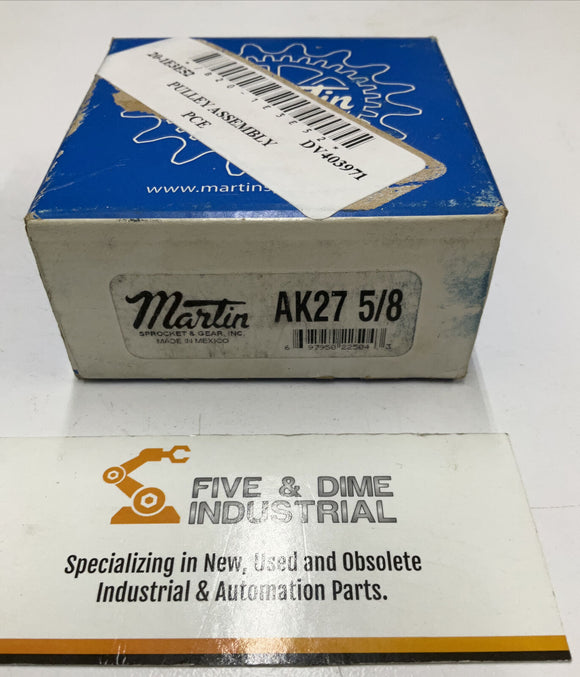 Martin AK27-5/8 2.75" Sheave Pulley 5/8" Shaft