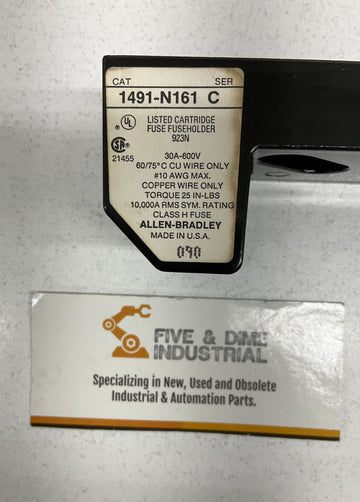 Allen Bradley 1491-N161 1-Pole Fuse Block Holder 30A 600V - 0