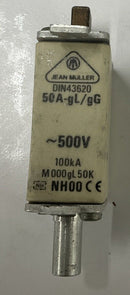 Jean Muller 50A-gL/gG Din 43620 500 vac 50 Amp Fuse-7