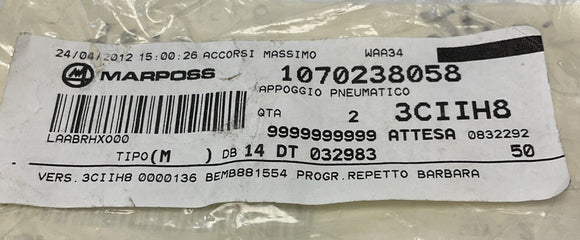 Marposs 1070238058 Pneumatic Support