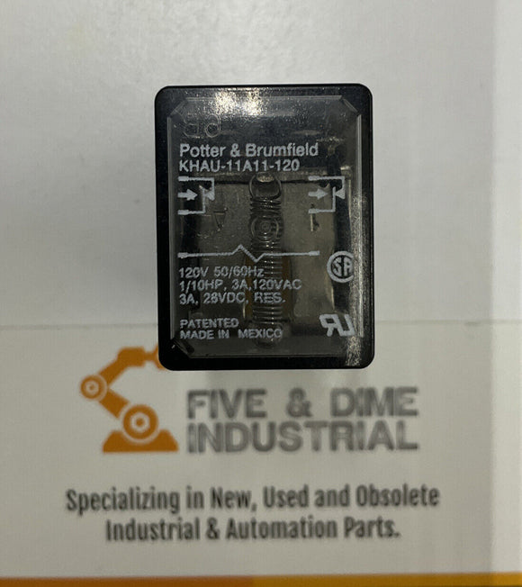 Potter & Brumfield KHAV-11 A11-120 Relay 8-Pin