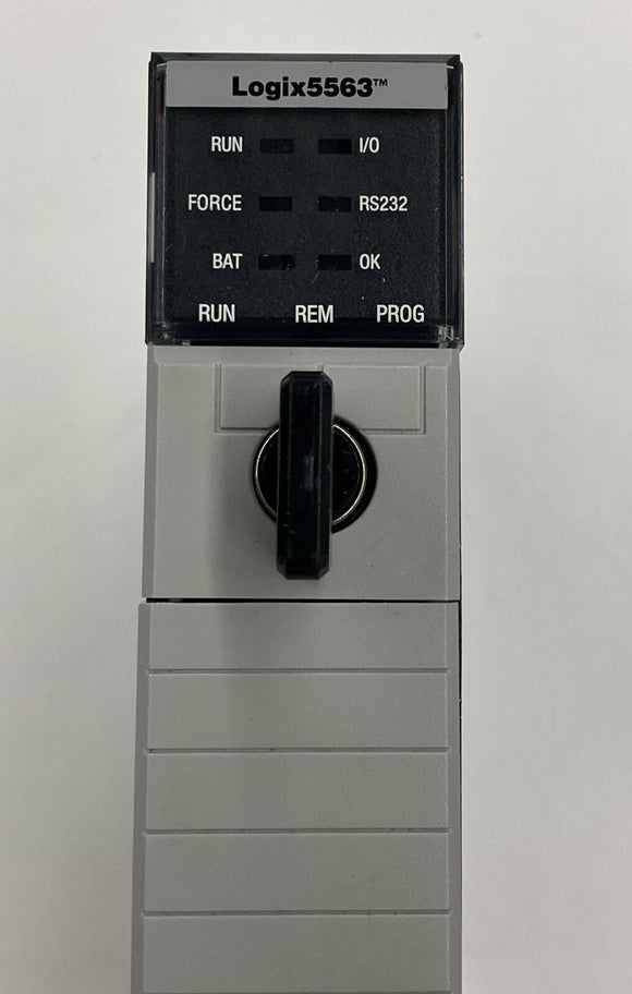 Allen Bradley 1756-L63 Ser. A ControlLogix PLC Processor 5563 FW Rev 1.4