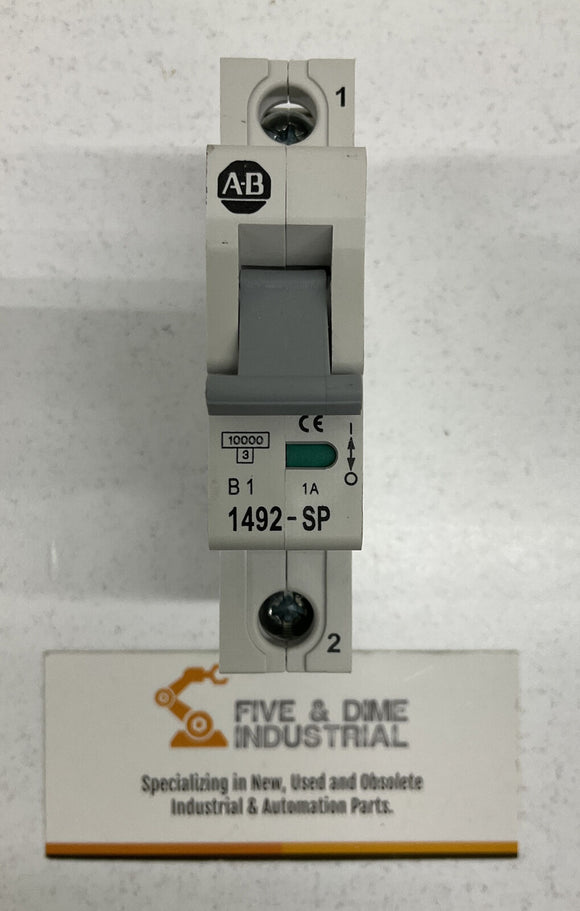 Allen Bradley 1492-SP1B010 Ser.C Mini Circuit Breaker 1-Amp, 1-Pole